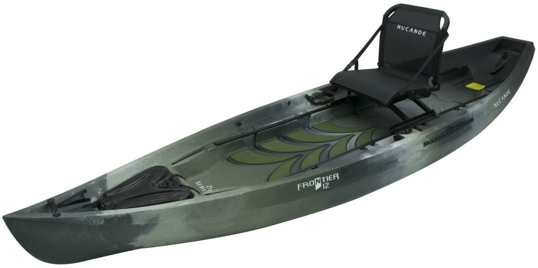 2024 NuCanoe Frontier 12 Kayak with Fusion 360 Seat - Cedar Creek Outdoor Center