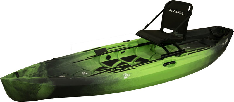 NuCanoe U10 with 360 Fusion Seat | Fishing Kayak Army Camo ( 1220CM )