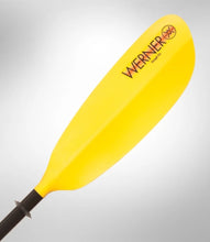 Werner Paddles Skagit Yellow Leverlock Adjustable 2 Piece Paddle - Cedar Creek Outdoor Center